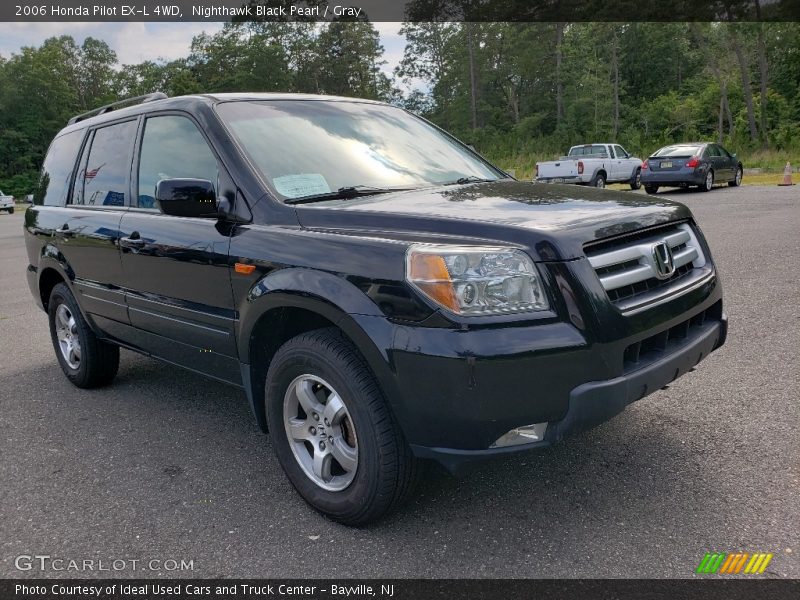 Nighthawk Black Pearl / Gray 2006 Honda Pilot EX-L 4WD