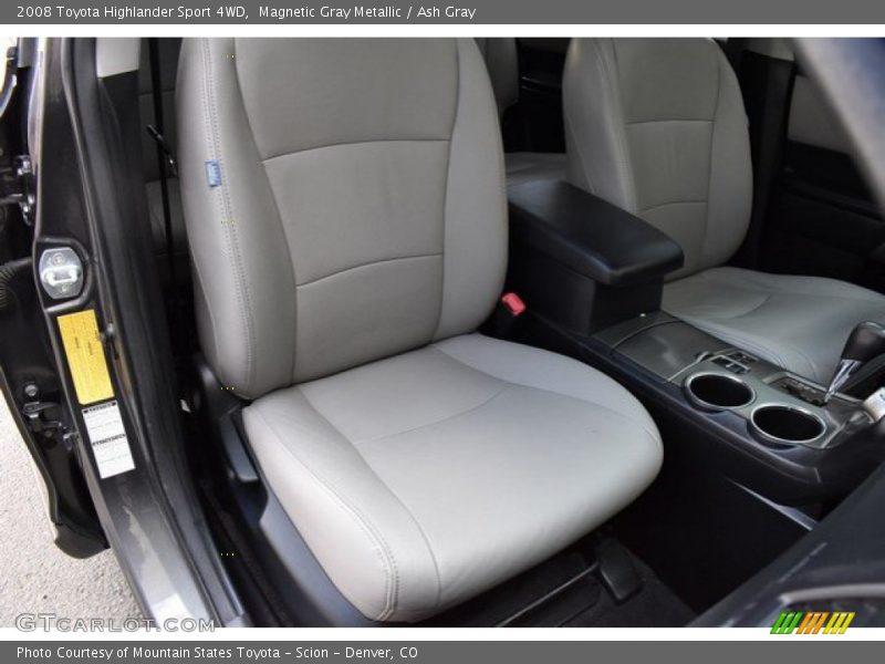 Magnetic Gray Metallic / Ash Gray 2008 Toyota Highlander Sport 4WD