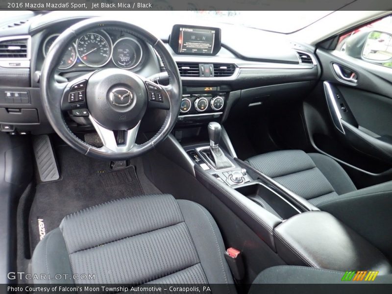 Jet Black Mica / Black 2016 Mazda Mazda6 Sport