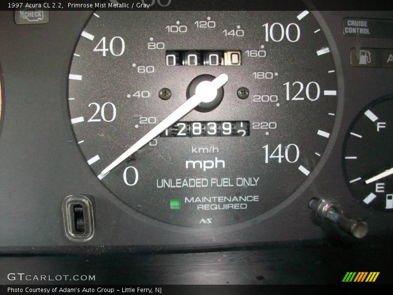 Primrose Mist Metallic / Gray 1997 Acura CL 2.2