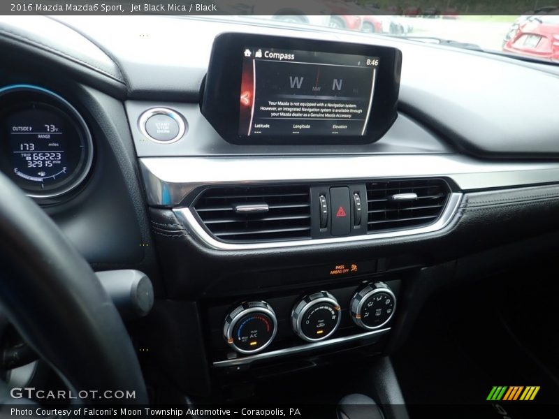 Jet Black Mica / Black 2016 Mazda Mazda6 Sport