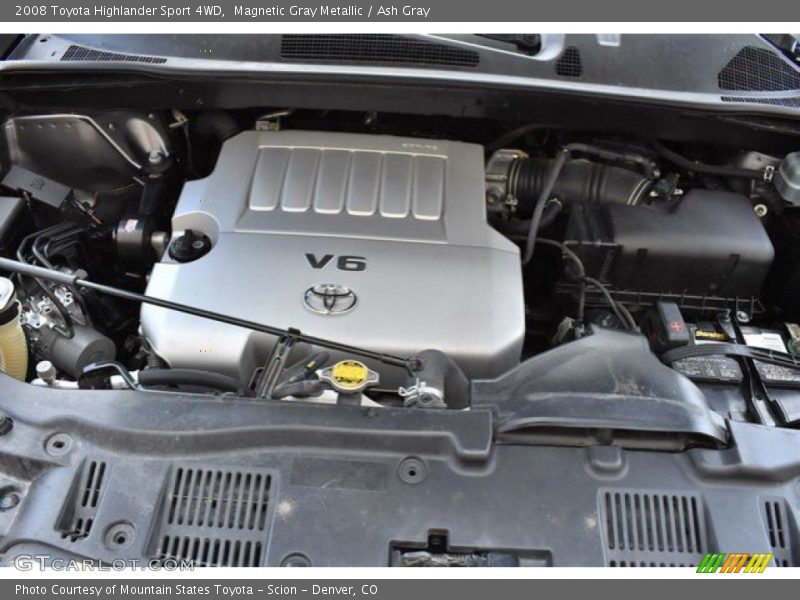 Magnetic Gray Metallic / Ash Gray 2008 Toyota Highlander Sport 4WD