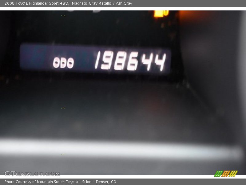 Magnetic Gray Metallic / Ash Gray 2008 Toyota Highlander Sport 4WD