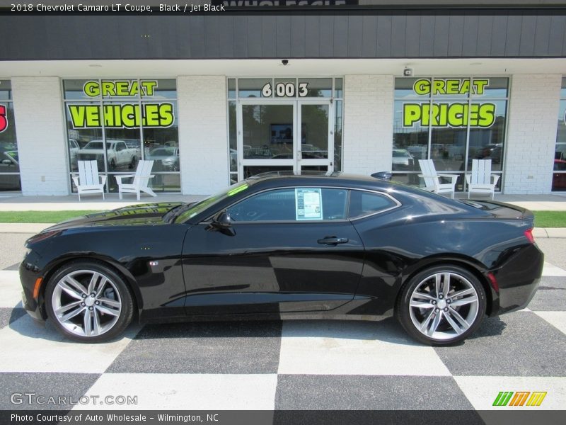 Black / Jet Black 2018 Chevrolet Camaro LT Coupe