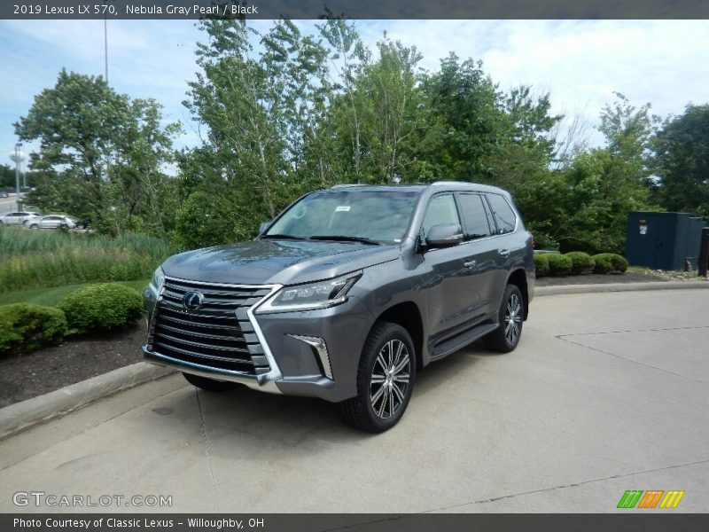 Nebula Gray Pearl / Black 2019 Lexus LX 570