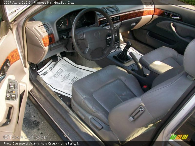 Primrose Mist Metallic / Gray 1997 Acura CL 2.2