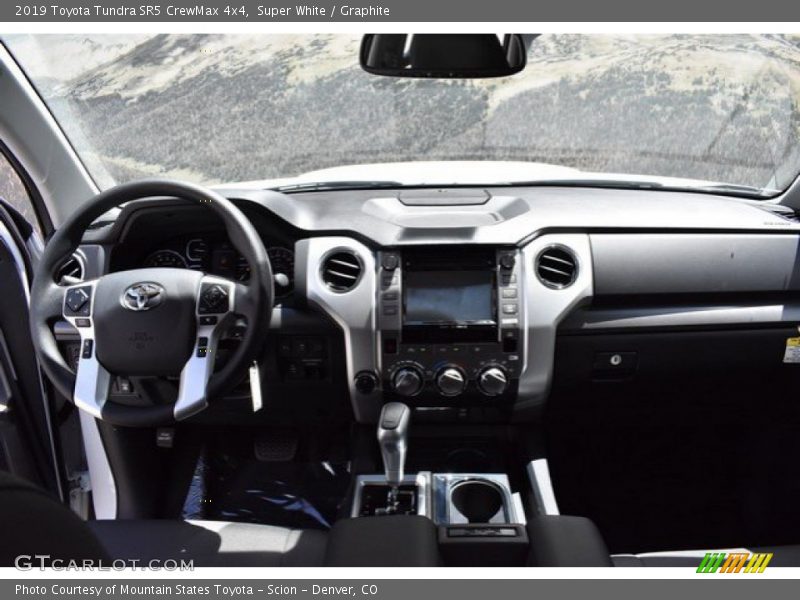 Super White / Graphite 2019 Toyota Tundra SR5 CrewMax 4x4
