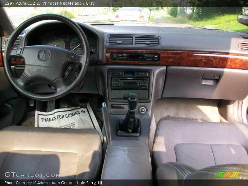 Primrose Mist Metallic / Gray 1997 Acura CL 2.2