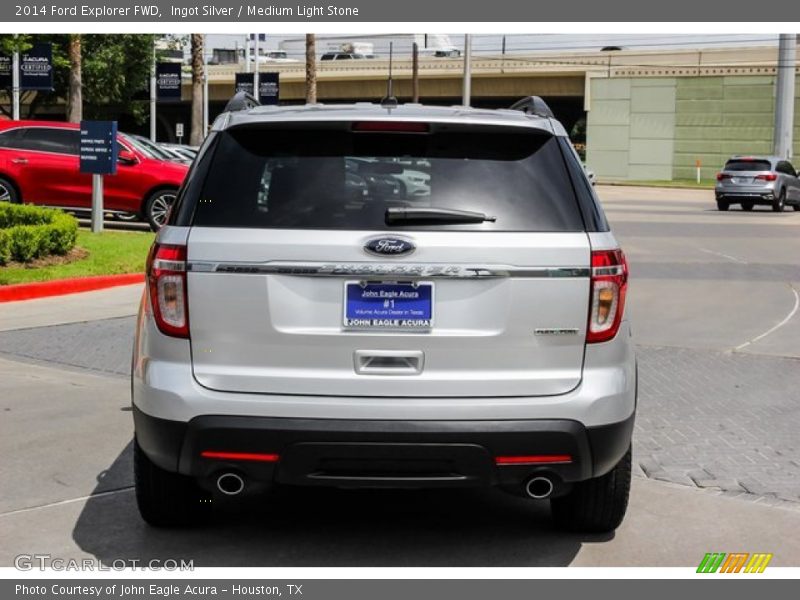 Ingot Silver / Medium Light Stone 2014 Ford Explorer FWD