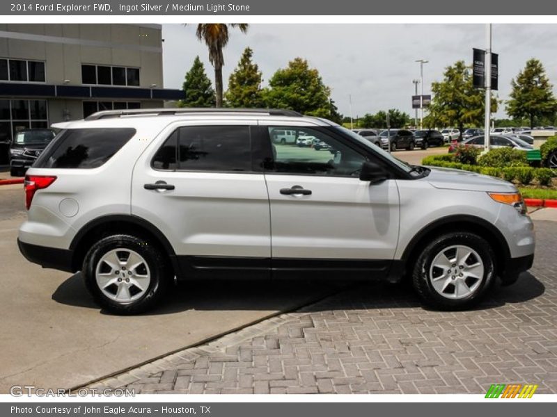 Ingot Silver / Medium Light Stone 2014 Ford Explorer FWD