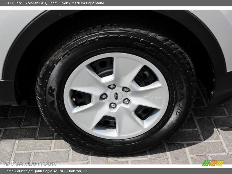 Ingot Silver / Medium Light Stone 2014 Ford Explorer FWD