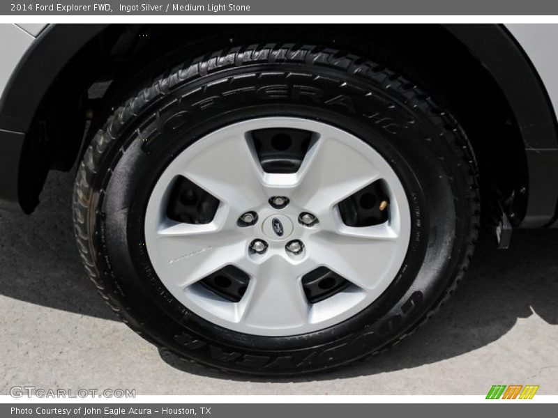 Ingot Silver / Medium Light Stone 2014 Ford Explorer FWD
