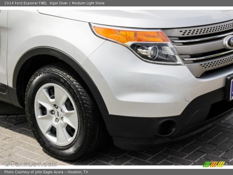 Ingot Silver / Medium Light Stone 2014 Ford Explorer FWD