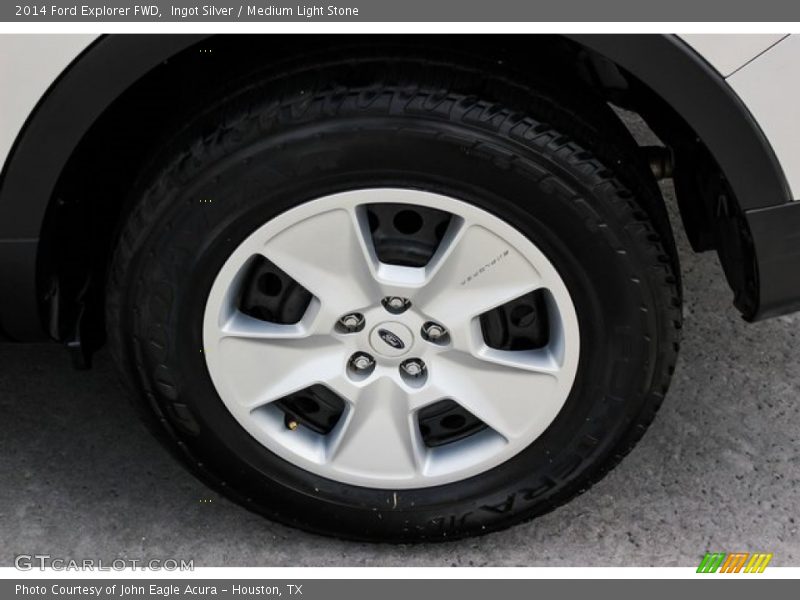 Ingot Silver / Medium Light Stone 2014 Ford Explorer FWD
