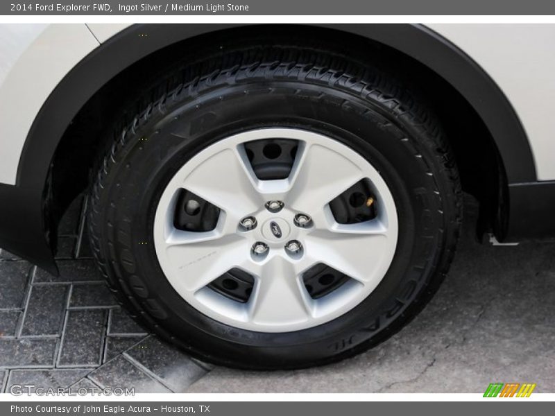 Ingot Silver / Medium Light Stone 2014 Ford Explorer FWD