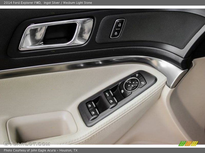 Ingot Silver / Medium Light Stone 2014 Ford Explorer FWD