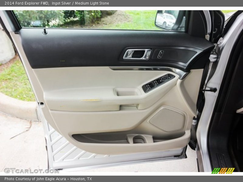 Ingot Silver / Medium Light Stone 2014 Ford Explorer FWD