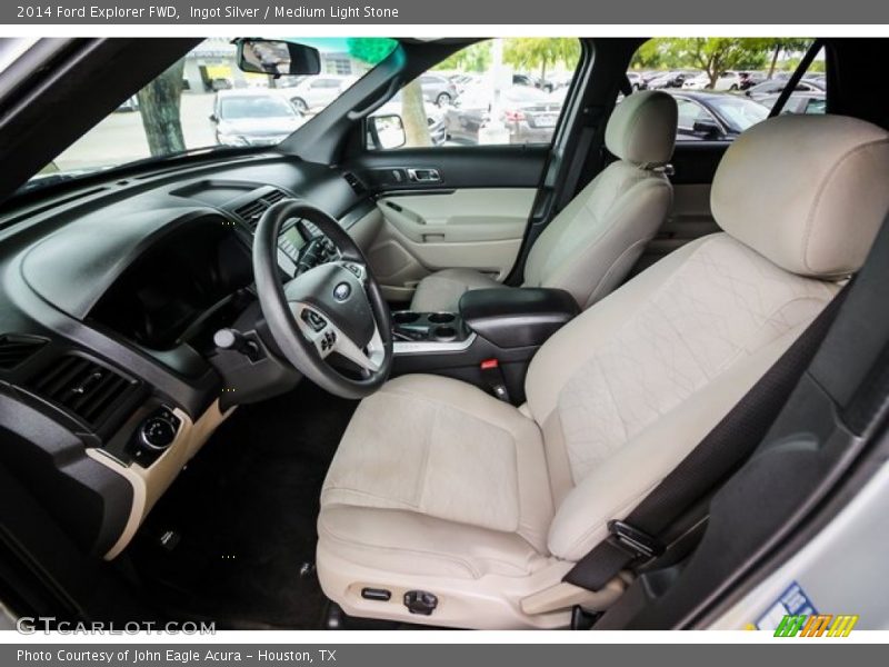 Ingot Silver / Medium Light Stone 2014 Ford Explorer FWD