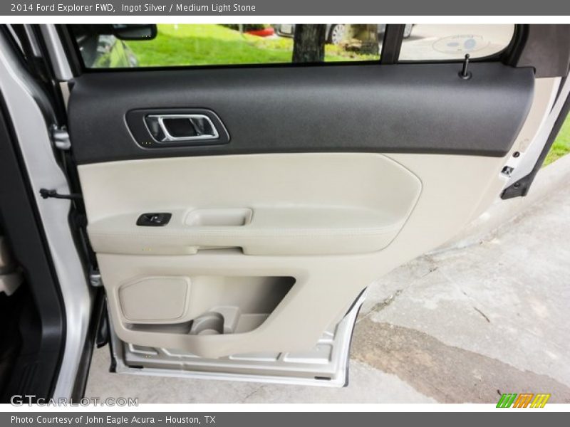 Ingot Silver / Medium Light Stone 2014 Ford Explorer FWD
