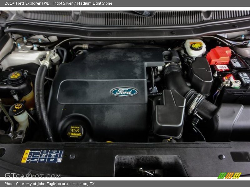Ingot Silver / Medium Light Stone 2014 Ford Explorer FWD