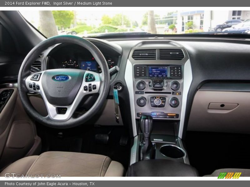 Ingot Silver / Medium Light Stone 2014 Ford Explorer FWD
