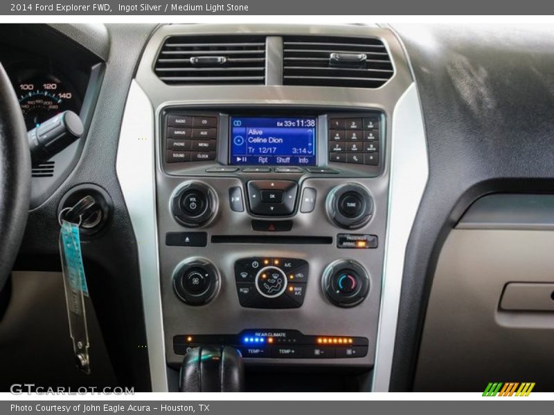 Ingot Silver / Medium Light Stone 2014 Ford Explorer FWD