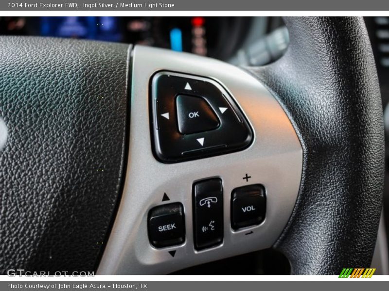 Ingot Silver / Medium Light Stone 2014 Ford Explorer FWD