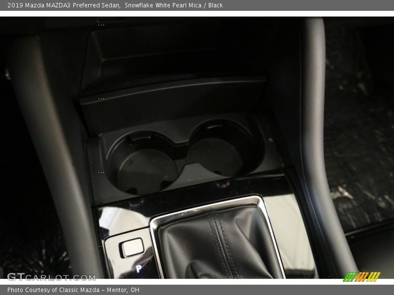 Snowflake White Pearl Mica / Black 2019 Mazda MAZDA3 Preferred Sedan