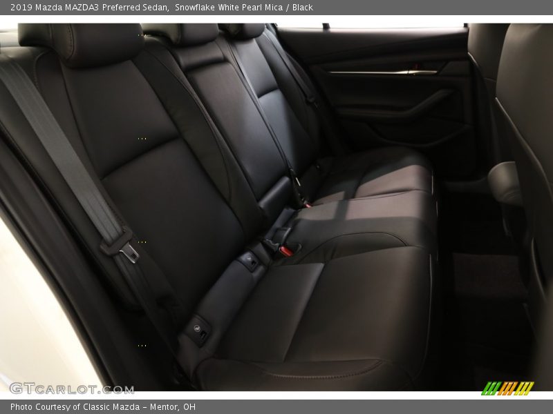 Snowflake White Pearl Mica / Black 2019 Mazda MAZDA3 Preferred Sedan