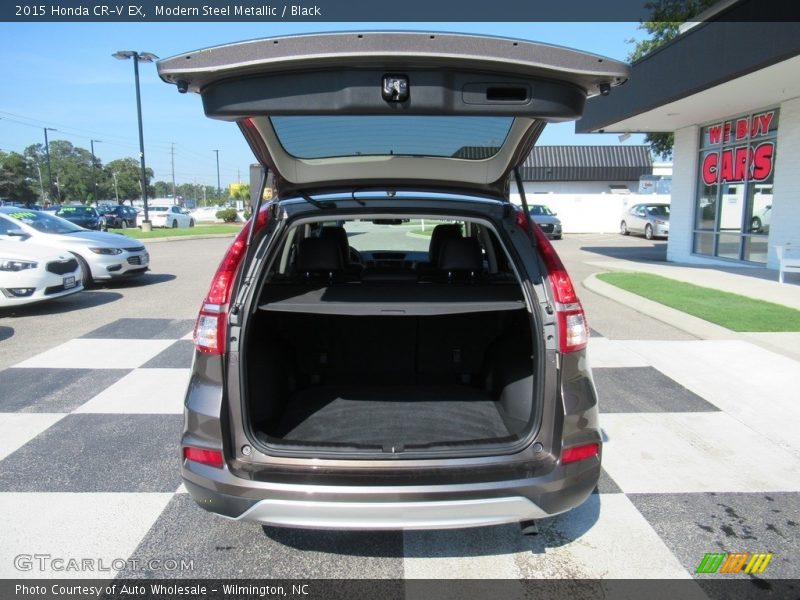 Modern Steel Metallic / Black 2015 Honda CR-V EX