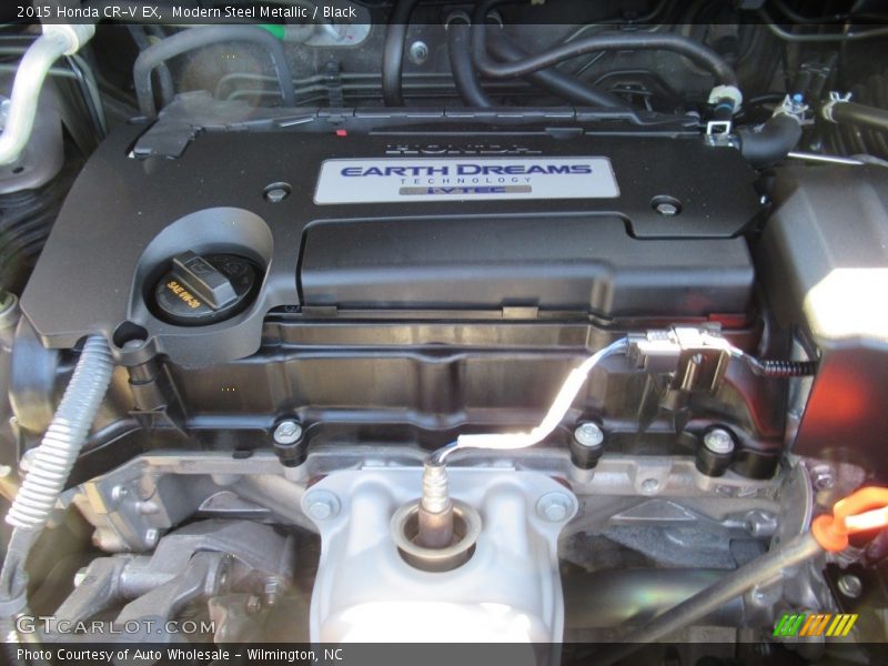 Modern Steel Metallic / Black 2015 Honda CR-V EX