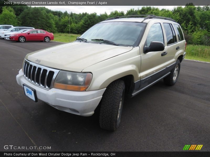 Champagne Pearl / Agate 2001 Jeep Grand Cherokee Laredo 4x4