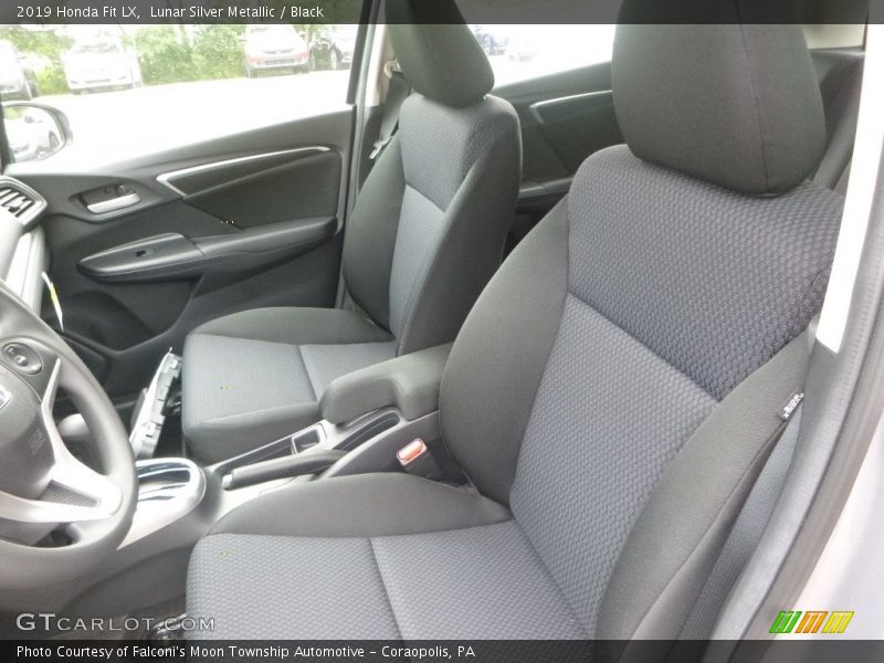 Lunar Silver Metallic / Black 2019 Honda Fit LX