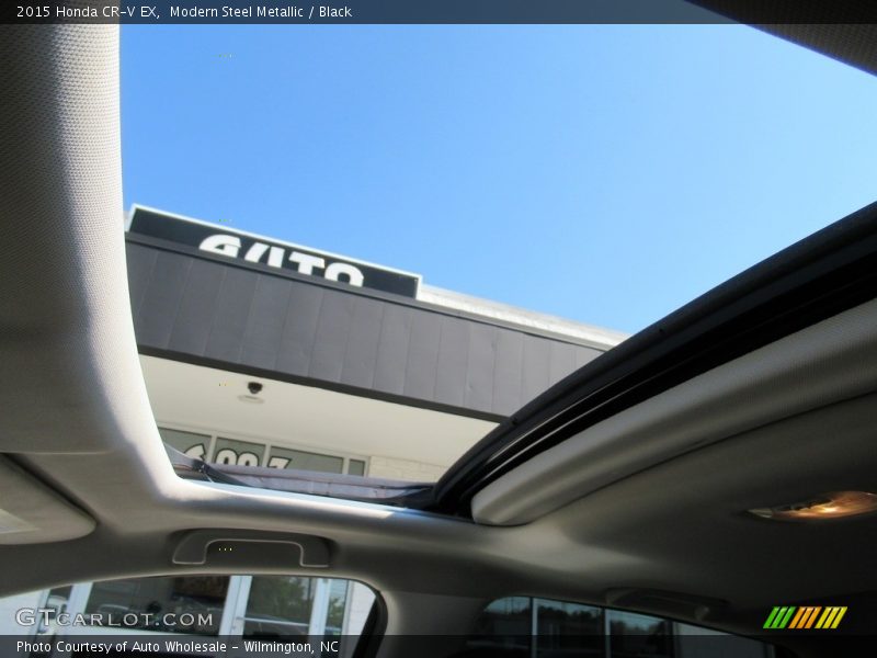 Modern Steel Metallic / Black 2015 Honda CR-V EX