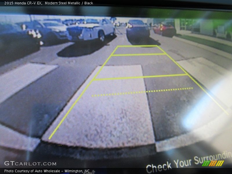 Modern Steel Metallic / Black 2015 Honda CR-V EX