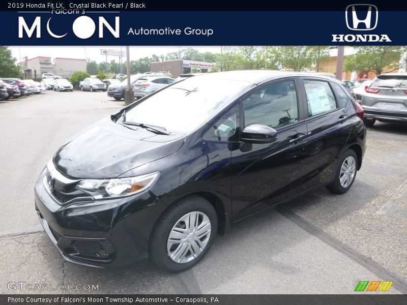 Crystal Black Pearl / Black 2019 Honda Fit LX