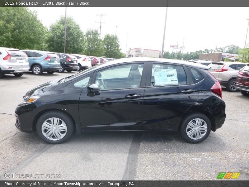 Crystal Black Pearl / Black 2019 Honda Fit LX