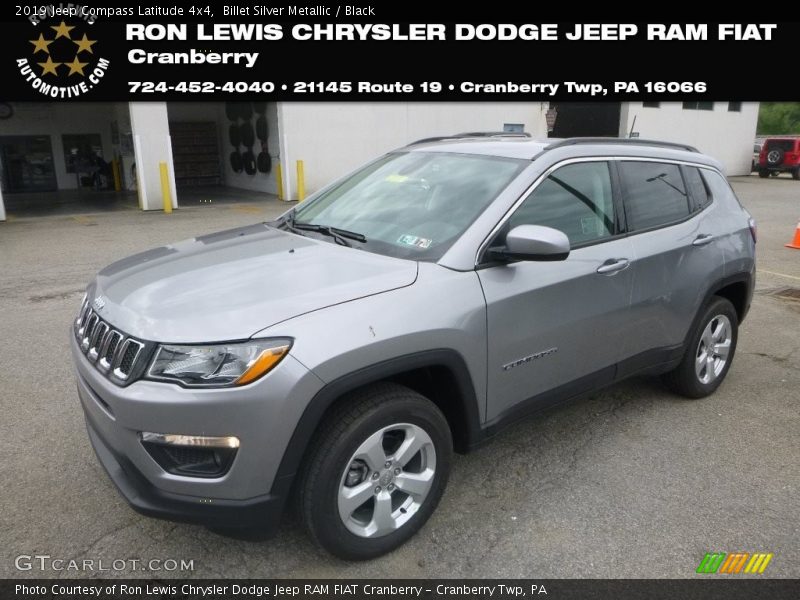 Billet Silver Metallic / Black 2019 Jeep Compass Latitude 4x4
