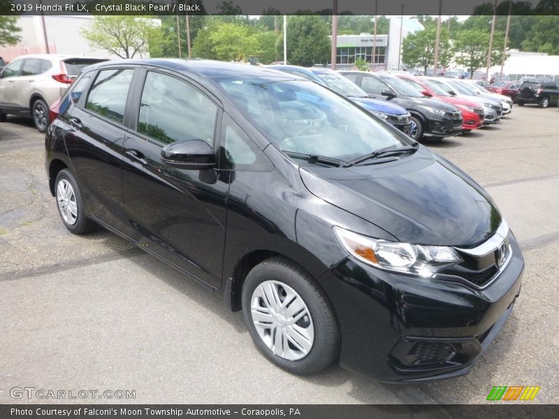 Crystal Black Pearl / Black 2019 Honda Fit LX