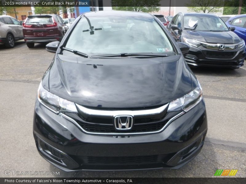 Crystal Black Pearl / Black 2019 Honda Fit LX