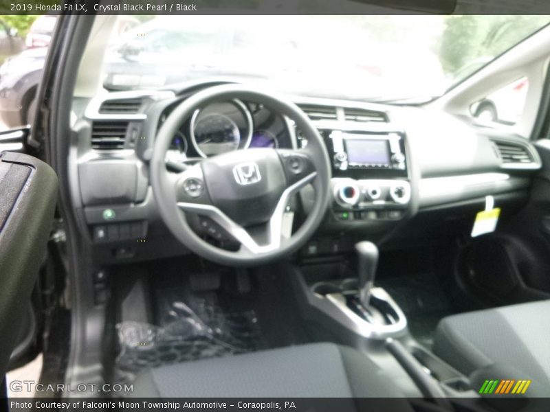 Crystal Black Pearl / Black 2019 Honda Fit LX