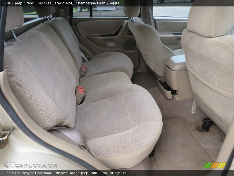 Champagne Pearl / Agate 2001 Jeep Grand Cherokee Laredo 4x4