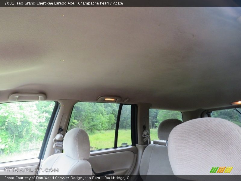 Champagne Pearl / Agate 2001 Jeep Grand Cherokee Laredo 4x4