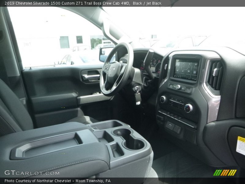 Black / Jet Black 2019 Chevrolet Silverado 1500 Custom Z71 Trail Boss Crew Cab 4WD