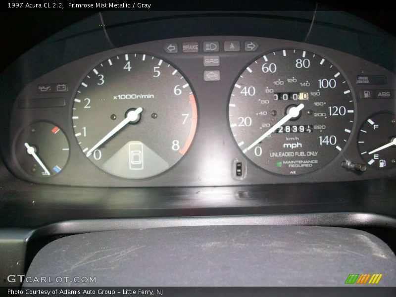 Primrose Mist Metallic / Gray 1997 Acura CL 2.2
