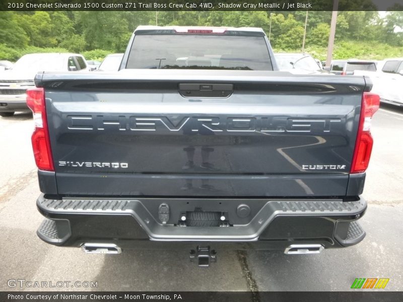 Shadow Gray Metallic / Jet Black 2019 Chevrolet Silverado 1500 Custom Z71 Trail Boss Crew Cab 4WD