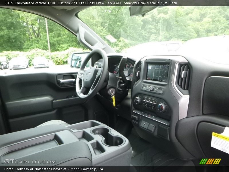 Shadow Gray Metallic / Jet Black 2019 Chevrolet Silverado 1500 Custom Z71 Trail Boss Crew Cab 4WD