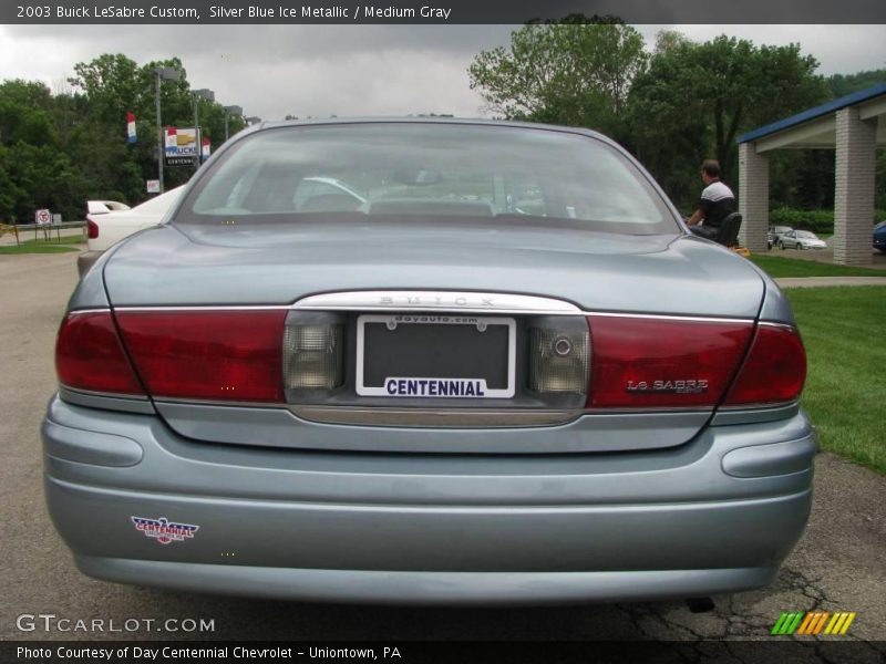Silver Blue Ice Metallic / Medium Gray 2003 Buick LeSabre Custom