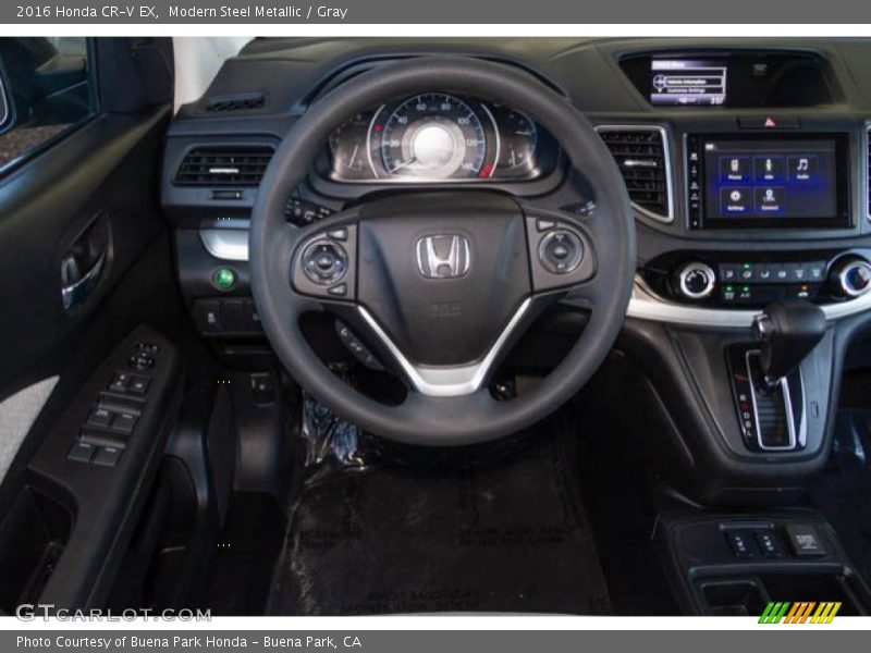 Modern Steel Metallic / Gray 2016 Honda CR-V EX