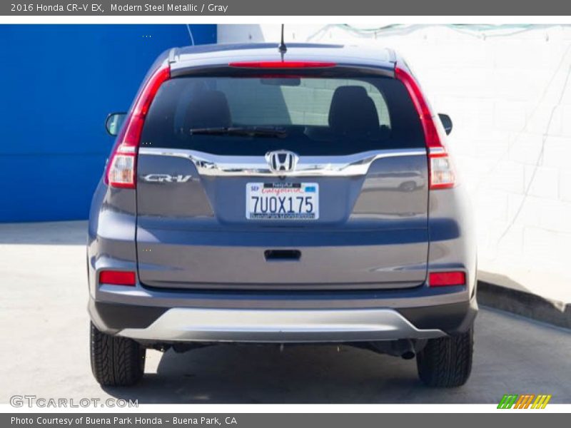 Modern Steel Metallic / Gray 2016 Honda CR-V EX